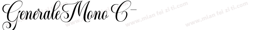 GeneraleMono C字体转换